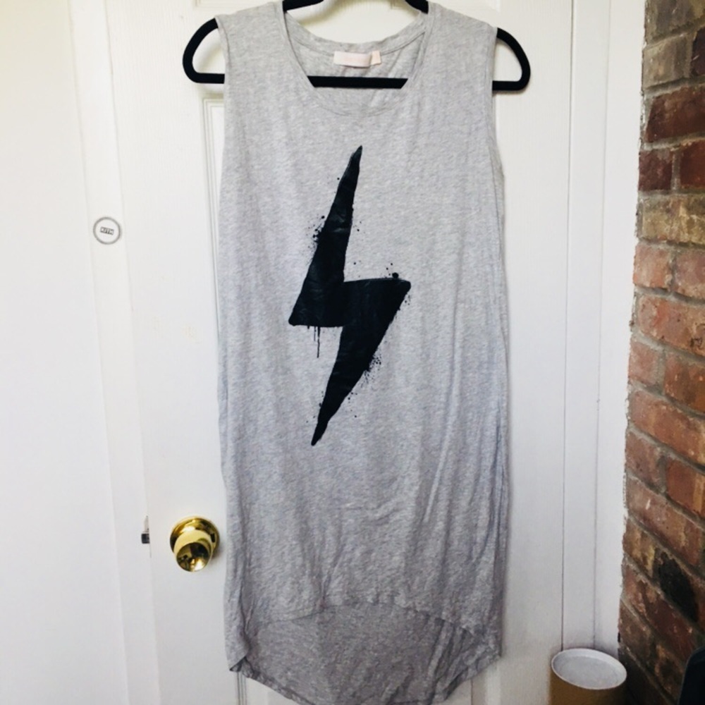 Cotton High-Low Dress